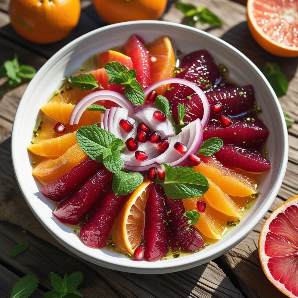 Sunshine Mediterranean Citrus & Mint Salad