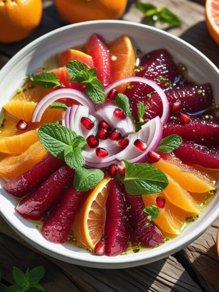 Sunshine Mediterranean Citrus & Mint Salad