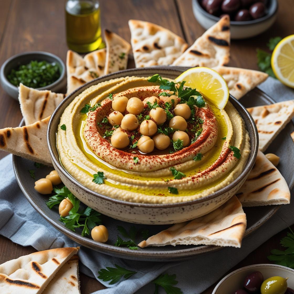 Mediterranean-Style Hummus (Creamy & Authentic)